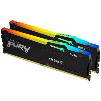 Kingston KF564C32BBEAK2-64 FURY Beast RGB Black 64GB (2 x 32GB) 6400MHz CL32 DDR5 EXPO Memory