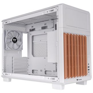 Thermaltake CA-11L-00S6NN-WS TR200 WS mATX Case Snow Wood Edition