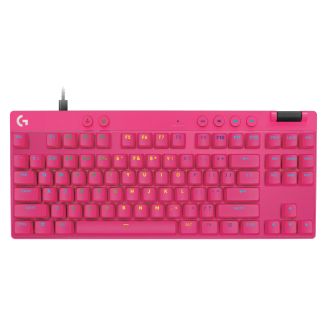 Logitech 920-013254 G PRO X TKL RAPID Analog Mechanical Gaming Keyboard Magenta
