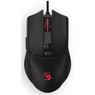 Bloody ERBMA716 L65 Max Activated Lightweight RGB Gaming Mouse Stone Black
