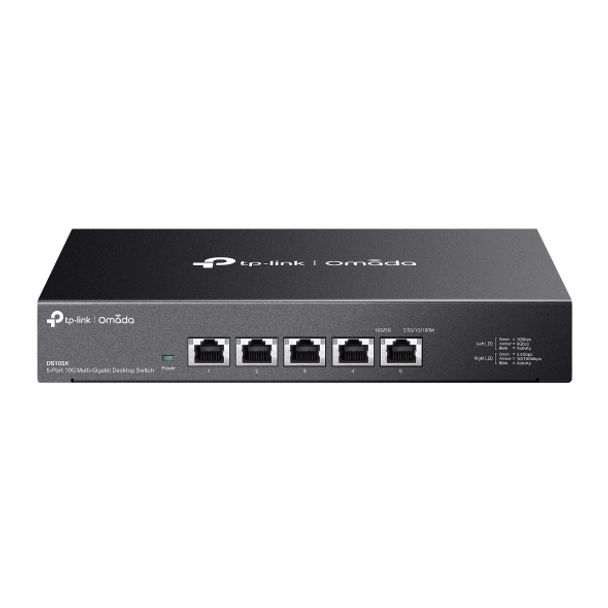TP-Link Omada DS105X 5-Port 10G Multi-Gigabit Desktop Switch