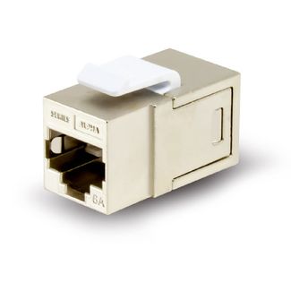 Serveredge C6A-FF-CUP-SHLD CAT6A 10GbE Shielded Female / Female Coupler