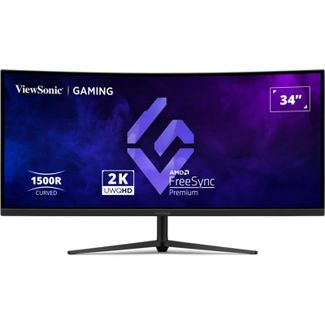 ViewSonic VX3418C-2K 34" UWQHD 180Hz HDR10 FreeSync VA Curved Gaming Monitor