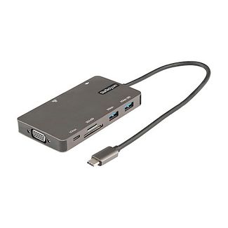 StarTech DKT30CHVSDPD USB C Multiport Adapter - HDMI 4K 30Hz or VGA Docking Station