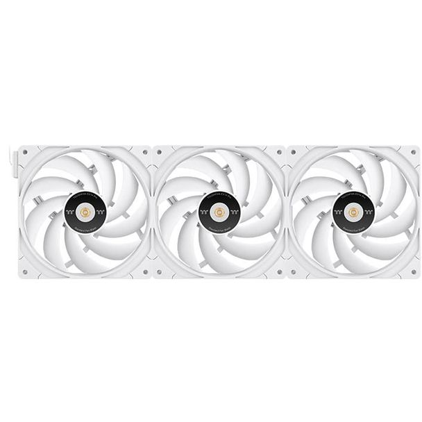 Thermaltake CL-F172-PL14WT-A TOUGHFAN EX14 140mm Pro High Static Pressure Radiator Fan White 3-Pack