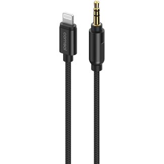 Comsol AL3501BK Lightning to 3.5mm Male Cable 1m Black