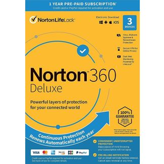 Norton 21432818 360 Deluxe 50GB 1 User / 3 Device OEM 1Y