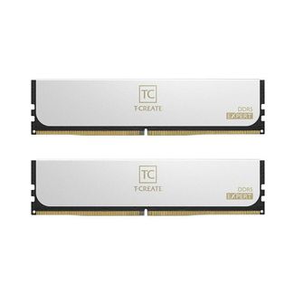 Team CTCWD564G6000HC34BDC01 T-Create Expert WHITE DDR5 6400MHz 64GB (2x32GB) 1.35V XMP/EXPO Memory