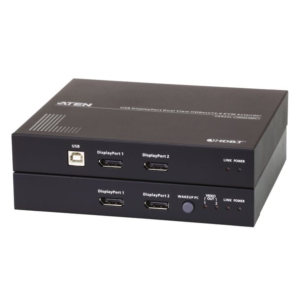 ATEN CE924-AT-U CE924 USB DisplayPort Dual View HDBaseT 2.0 KVM Extender