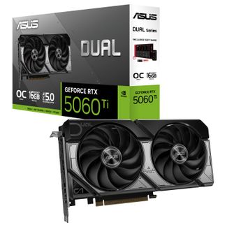 ASUS DUAL-RTX5060TI-O16G Dual GeForce RTX 5060 Ti OC Edition 16GB GDDR7 Graphics Card