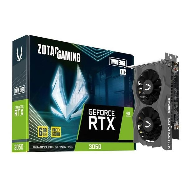 ZOTAC ZT-A30510H-10L GeForce RTX 3050 6GB GDDR6 Twin Edge OC Graphics Card