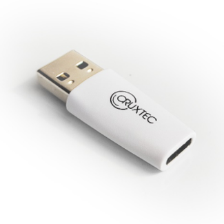 Cruxtec ATC5G-WH USB 3.0 USB-A Male to USB-C Female Adapter