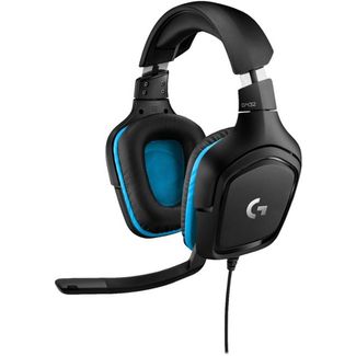 Logitech 981-000824 G432 7.1 Surround Sound Wired Gaming Headset, Black