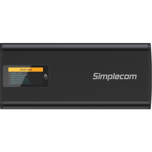 Simplecom SE530 NVMe/SATA M.2 SSD to USB-C Enclosure