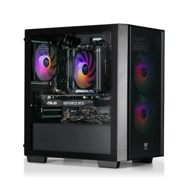 Thermaltake CA-4Y2-00D1WA-A4 Genesis V5 Gaming PC Ryzen 5 5500 16GB 1TB RTX3050 W11H