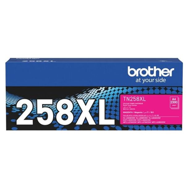 Brother TN-258XLM TN-258XL Magenta Toner Cartridge