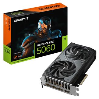 Gigabyte GV-N5060WF2OC-8GD GeForce RTX 5060 WINDFORCE OC 8GB GDDR7 Graphics Card