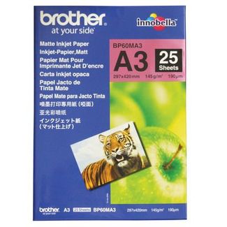 Brother BP-60MA3 A3 Matte Paper 25 Sheets