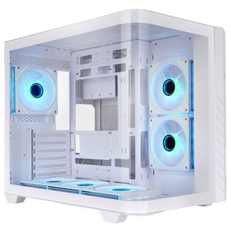 Thermaltake CA-11V-00M6WN-00 Vision 330 CR Infinity Curved Tempered Glass ARGB Mid Tower ATX Case Snow Edition
