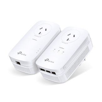 TP-LINK TL-PA8033P KIT AV1300 3-Port Gigabit Passthrough Powerline Starter Kit
