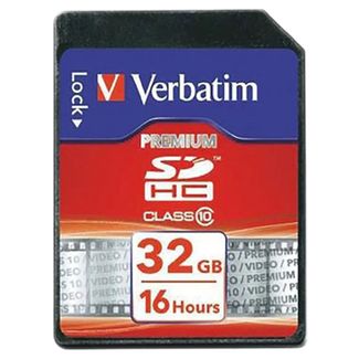 Verbatim 43963 32GB Premium SDHC Class 10 Memory Card 45MB/s