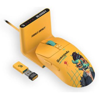 Bloody ERBMA702 R72 Ultra Duo WaveLink Full Speed Dual Mode Wireless Gaming Mouse Renegade Sunset
