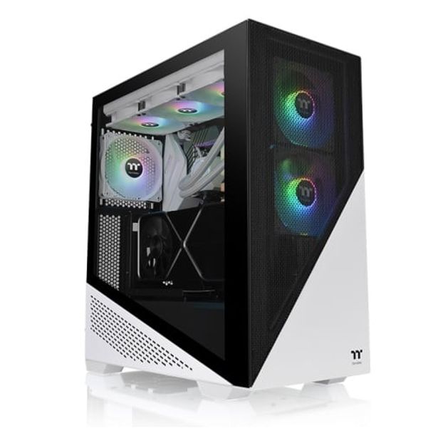 Thermaltake CA-1S4-00M6WN-00 Divider 370 Tempered Glass ARGB Mid Tower ATX Case Snow Edition