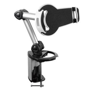 Brateck PAD18-02 2-IN-1 Aluminum Tablet Desk Clamp Holder (Desk Stand/Wall Mount) For Most 7"-10.4" Tablets