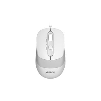 A4tech ERAMA704 FM10S Fstyler Silent Click Optical Wired Mouse USB White