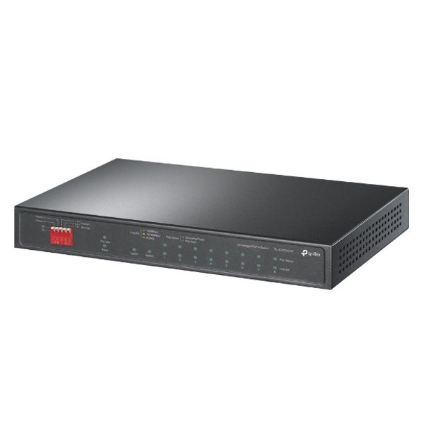 TP-Link TL-SG1210PP 10-Port Gigabit Desktop Switch with 6-Port PoE+ and 2-Port PoE++