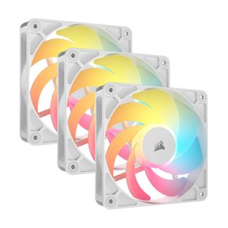 Corsair CO-9050197-WW RS120-R ARGB 120mm PWM Reverse Fans Triple Pack White
