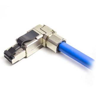 Serveredge RJ45-IPC6A-SH-ANG RJ45 Cat6A Shielded Angled Industrial Field Connector