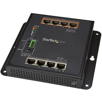 StarTech IES81GPOEW 8-Port (4x PoE +) GbE Switch - L2 Managed - Wall Mount