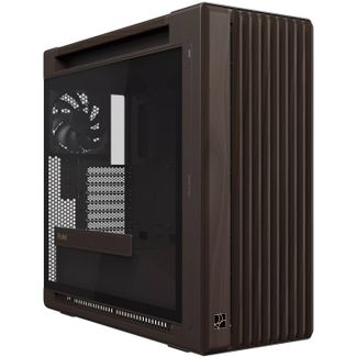 ASUS PROART PA602 WALNUT WOOD TG RETRO BROWN E-ATX Case