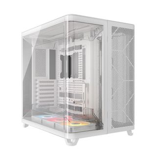 Corsair CC-9011319-WW AIR 5400 RS-R ARGB Tempered Glass Mid-Tower ATX Case White