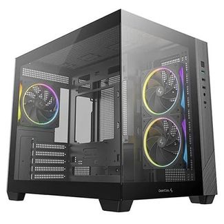 DeepCool R-CG330-BKNGM3-G CG330 3F mATX Compact PC Case Black
