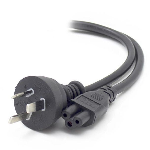 Alogic MF-AUS3PC5-01 1m Aus 3 Pin Mains Plug to IEC C5 Male to Female