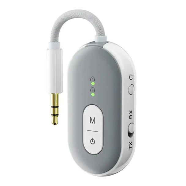Rockrose RRCT16 Aeroplay Ultra 2-in-1 Bluetooth Audio Transmitter / Receiver Dual Pairs with Two Bluetooth Devices