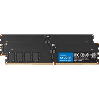 Crucial CT2K64G64C52CU5 128GB (2x64GB) DDR5 CUDIMM 6400MHZ CL52 Desktop Memory