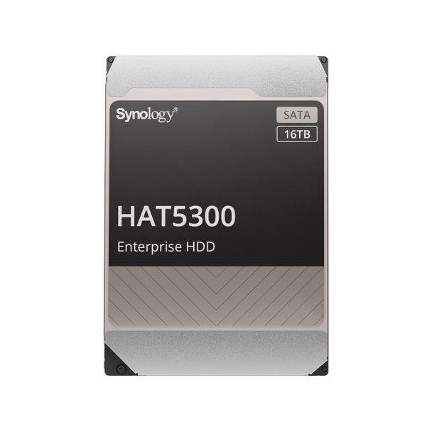 Synology HAT5300-16T Enterprise 16TB HDD SATA III 6Gb/s 512e 7200 RPM 512MB
