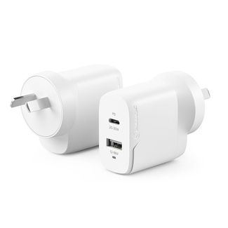 ALOGIC WCG2X32-ANZ 2x32 Rapid Power 32W GaN Charger USB-C (20W) + USB-A (12W)