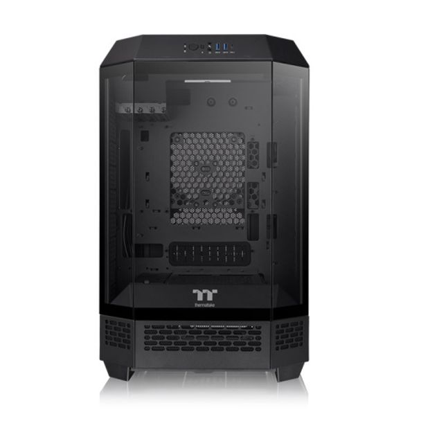 Thermaltake CA-1Y4-00S1WN-00 The Tower 300 Tempered Glass mATX Case - Black