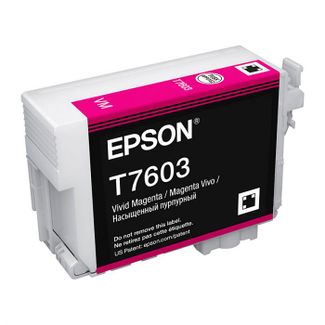 Epson C13T760300 760 UltraChrome HD Vivid Magenta Ink Cartridge
