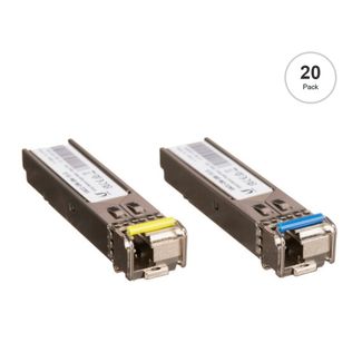 Ubiquiti UACC-OM-SM-1G-S-20 UFiber 1G Bidirectional Single-Mode SFP Module 20-Pack