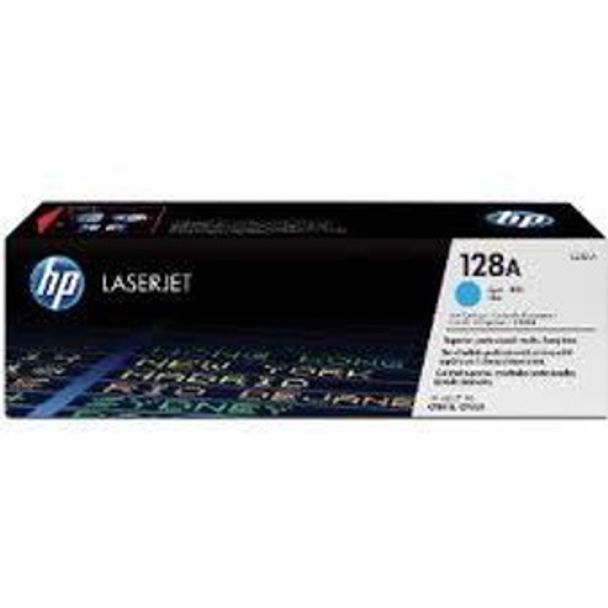 HP 128A Cyan Toner Cartridge (CE321A)