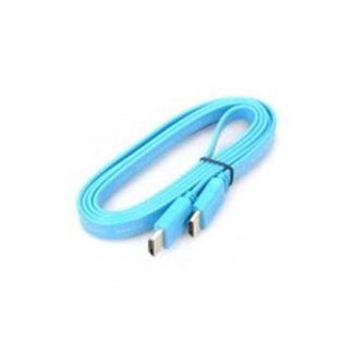 Flat HDMI 1.8M High Speed Cable Light Blue 2MHDMILB