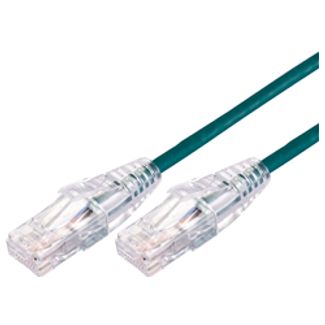 Comsol UTP-1.5-C6A-UT-GRN 1.5m RJ45 Cat 6A Ultra Thin Patch Cable - Green