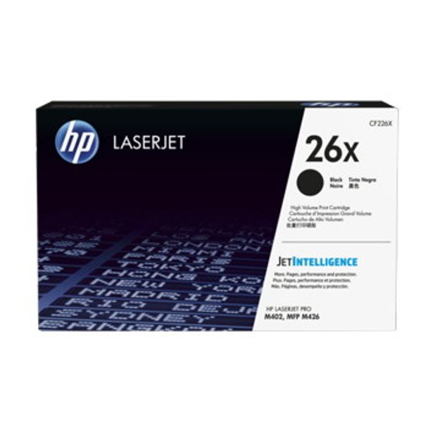 HP CF226X 26X Black LaserJet Toner Cartridge