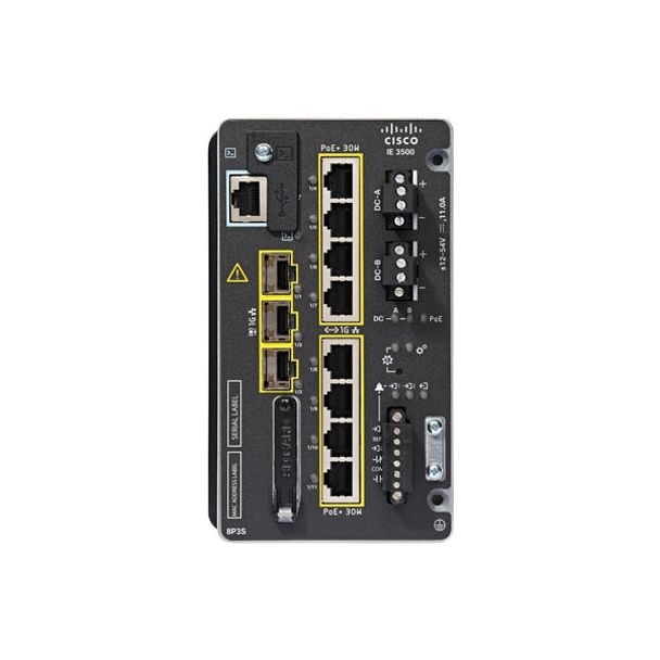 CISCO IE-3500-8P3S-E Cisco IE3500 w/ 8 GE PoE+ and 3 GE SFP Modular NE