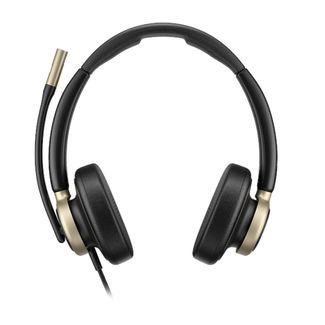 POLY C01FCAA Mission 825 Stereo USB Wired Headset PU Leather Ear Cushions
